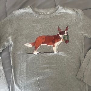 Gently used crewcut holiday tee shirt youth 10